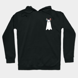 Christmas Ghost Paranormal Reindeer Ghost Ghostie Hoodie